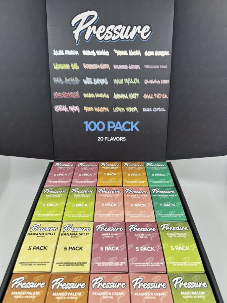 Pressure Extracts Liquid Diamonds & Live Resin THC Vape 2g Disposable 100 Pack