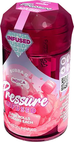 Pressure Extracts Bubba G Flavor Infused Pre-Rolls 5 Pack Hybrid 5g