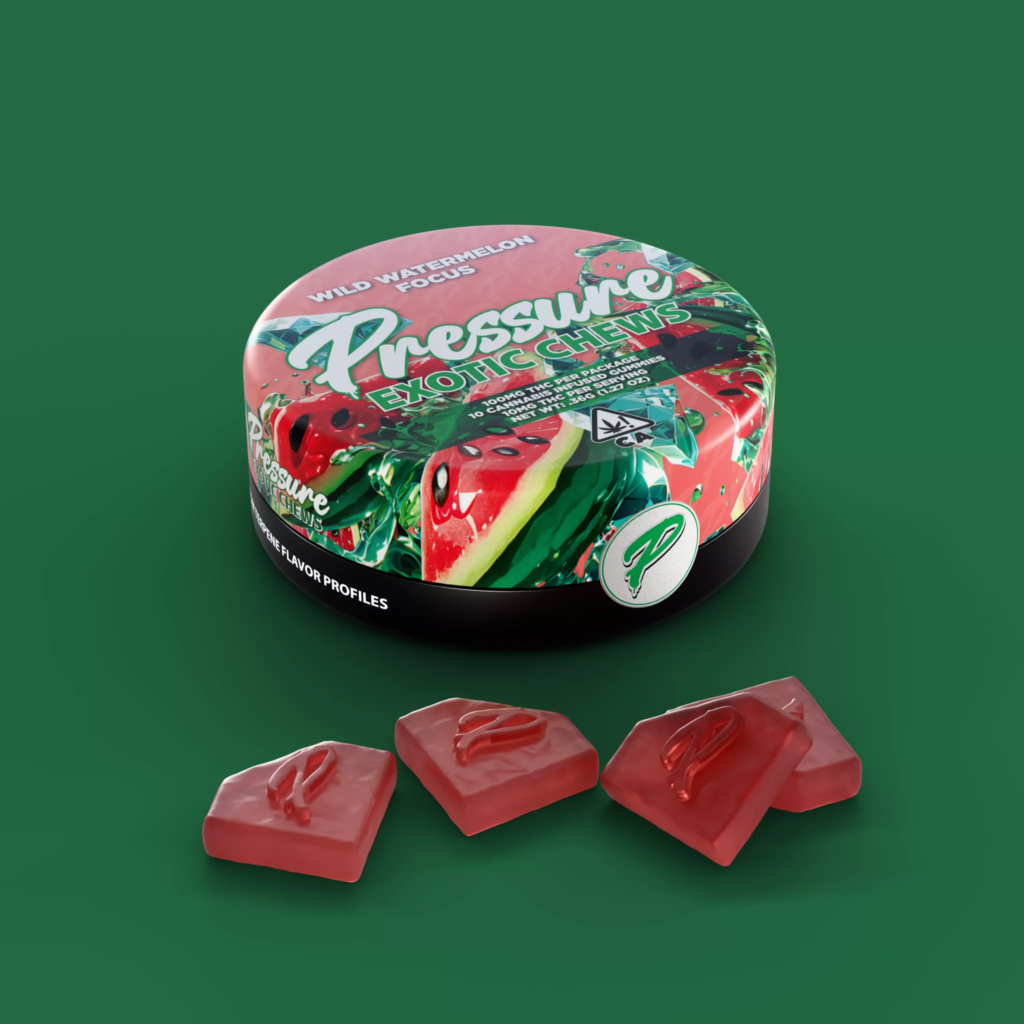 Pressure Extracts Wild Watermelon Gummies Flavor – THC Focus Edibles