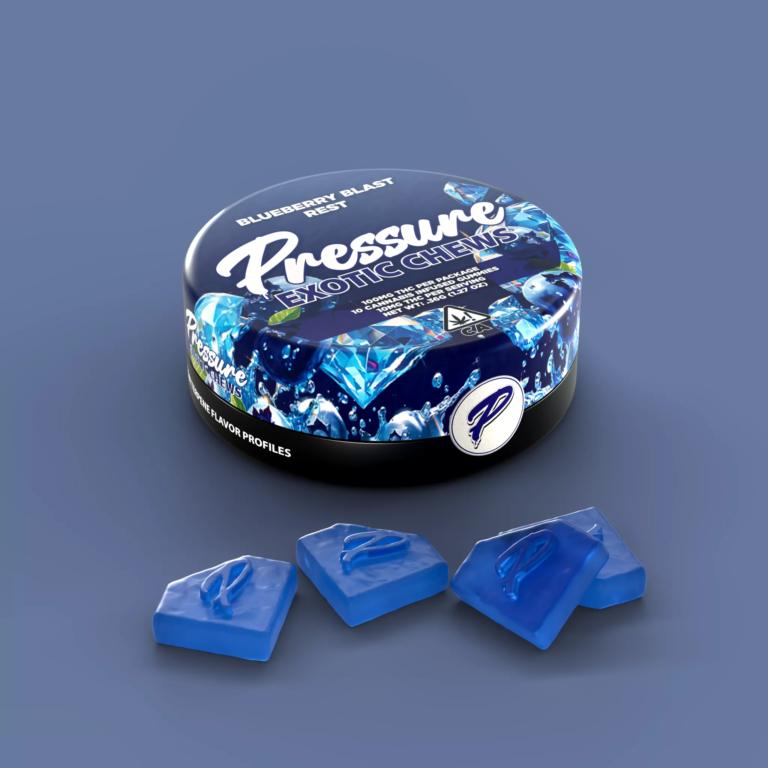 Pressure Extracts Blueberry Blast Gummies – THC Rest & Relaxation Edibles Flavor