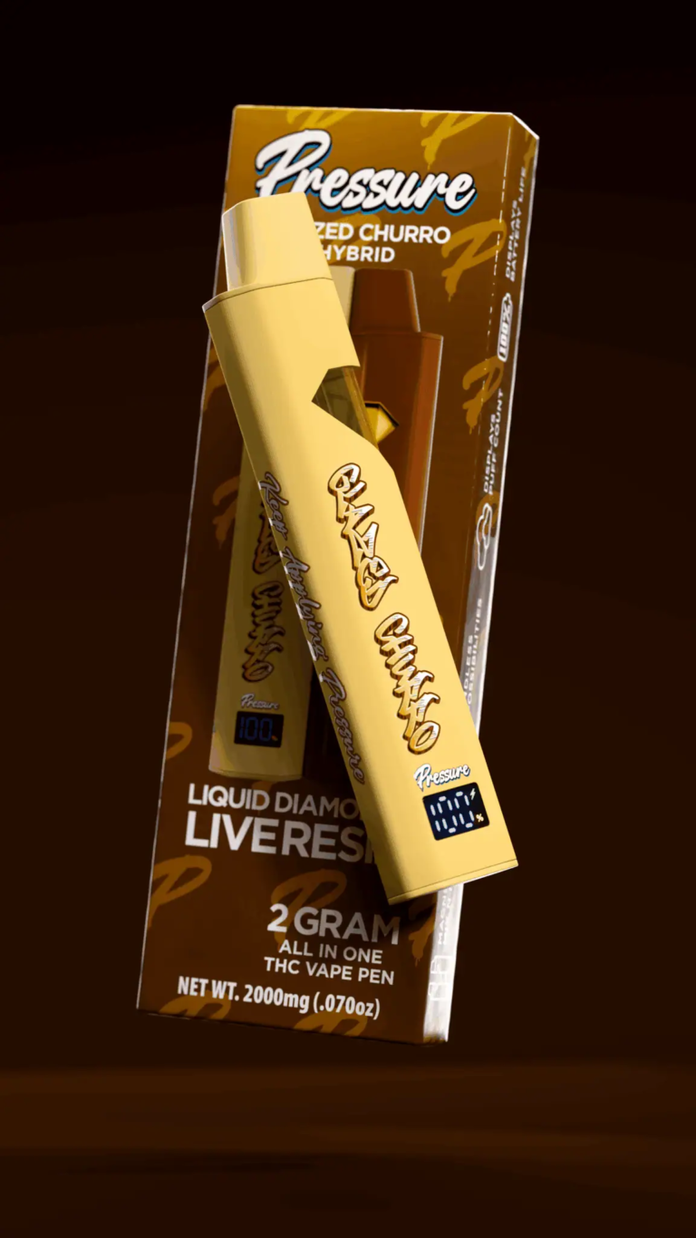 Pressure Glazed Churro Hybrid 2g Disposable Vape Flavor | Live Resin THC Vape Pen